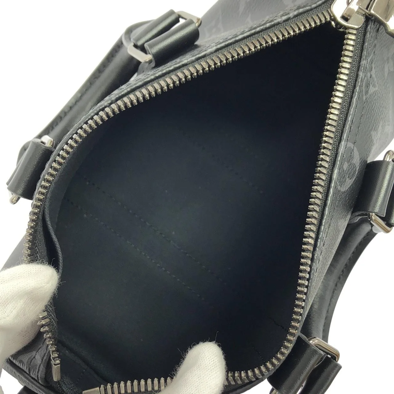 LOUIS VUITTON Eclipse M46271 Boston Monogram 黑色 Monogram 中古品A - 縮圖 7