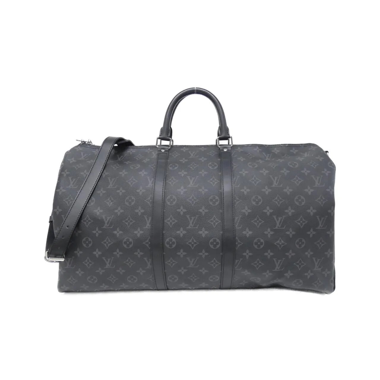 LOUIS VUITTON Eclipse M40605 Boston Monogram Black