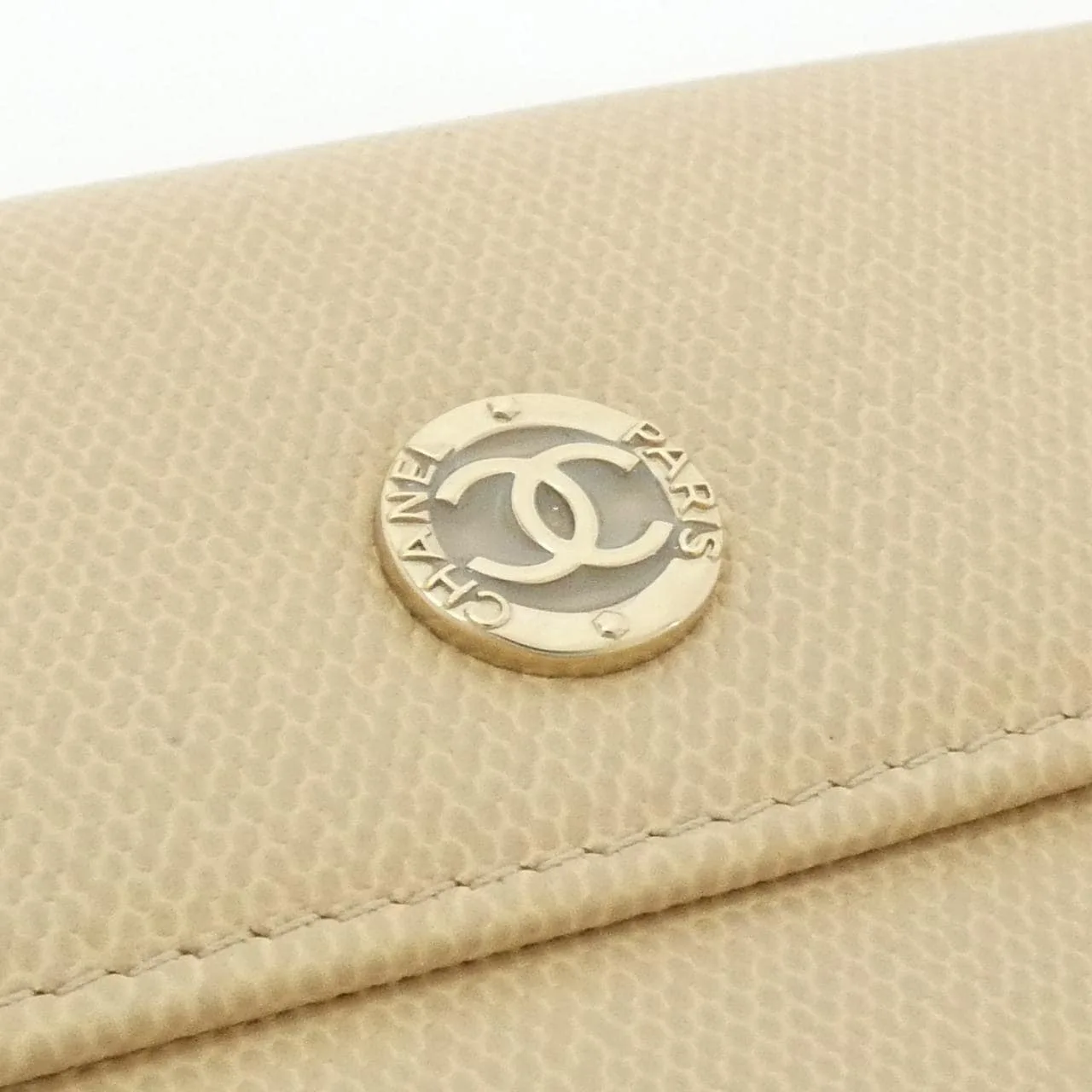 CHANEL 50143 Wallet 米色 中古品A - 縮圖 3