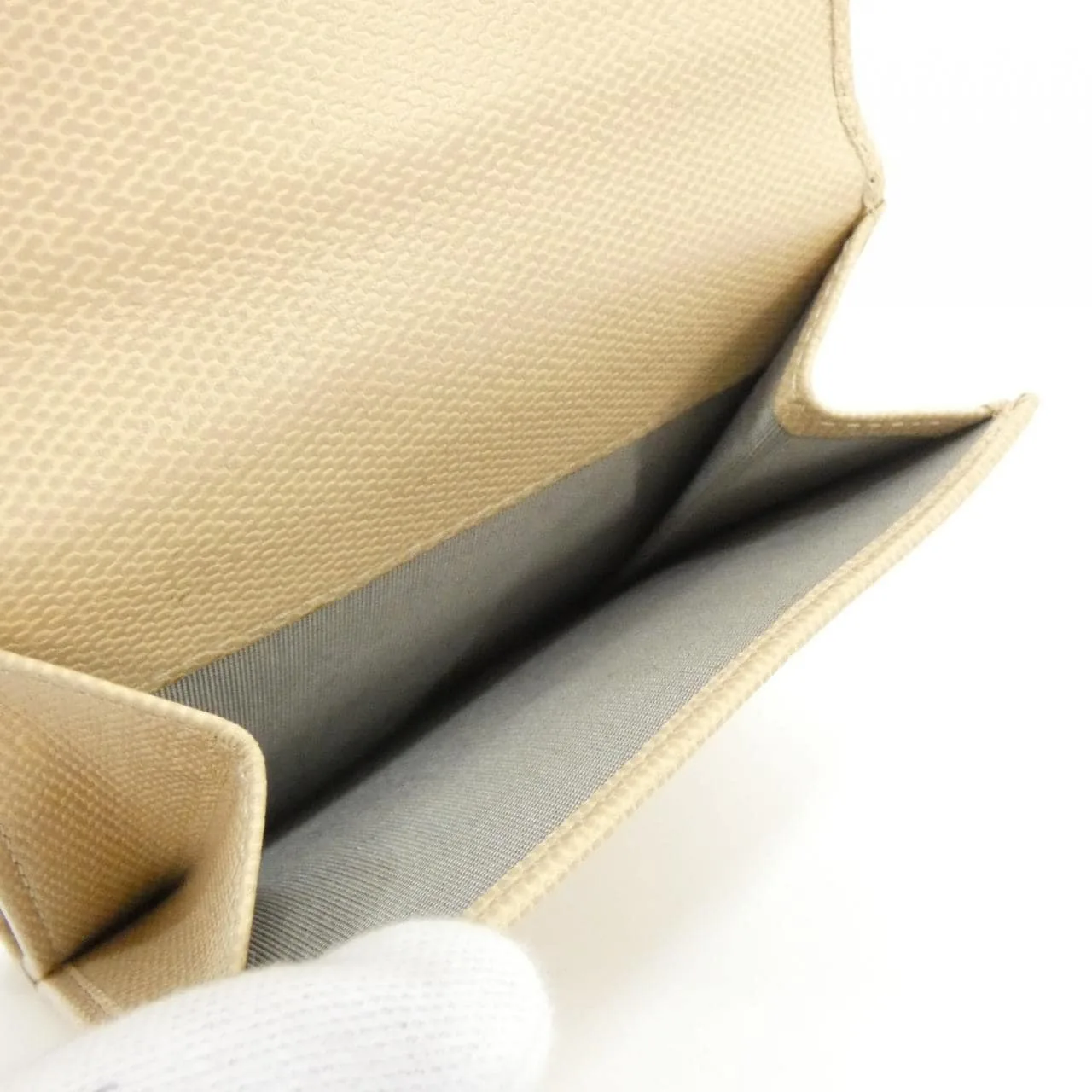 CHANEL 50143 Wallet 米色 中古品A - 縮圖 5