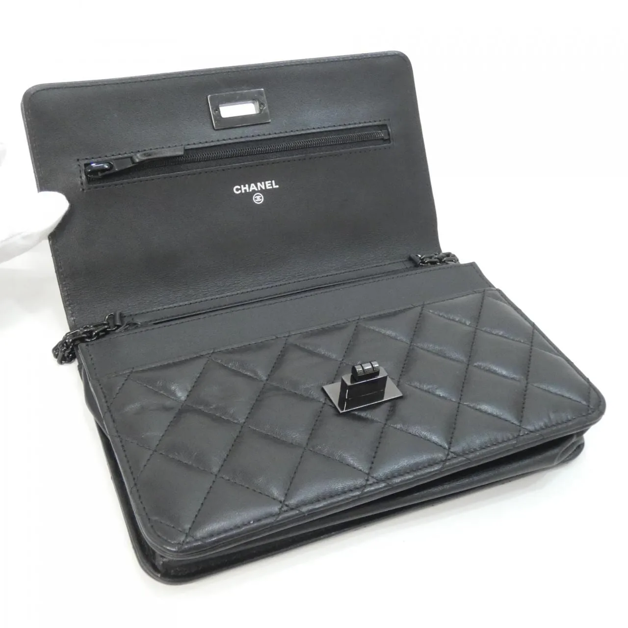 CHANEL 70328 Wallet Black Rank A - Thumbnail 8