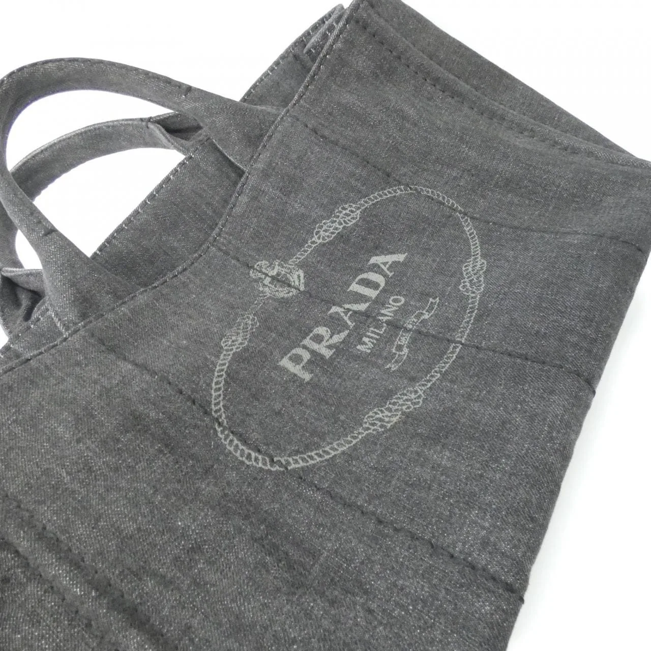 PRADA 1BG642 Handbag Black Rank A - Thumbnail 7