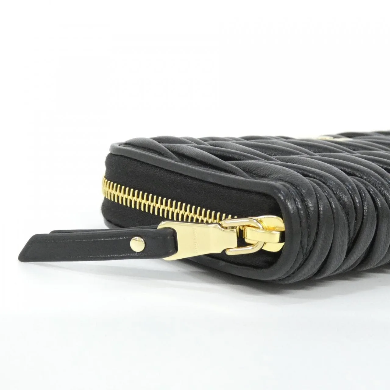 MIU MIU 5ML506 Wallet Black New - Thumbnail 4