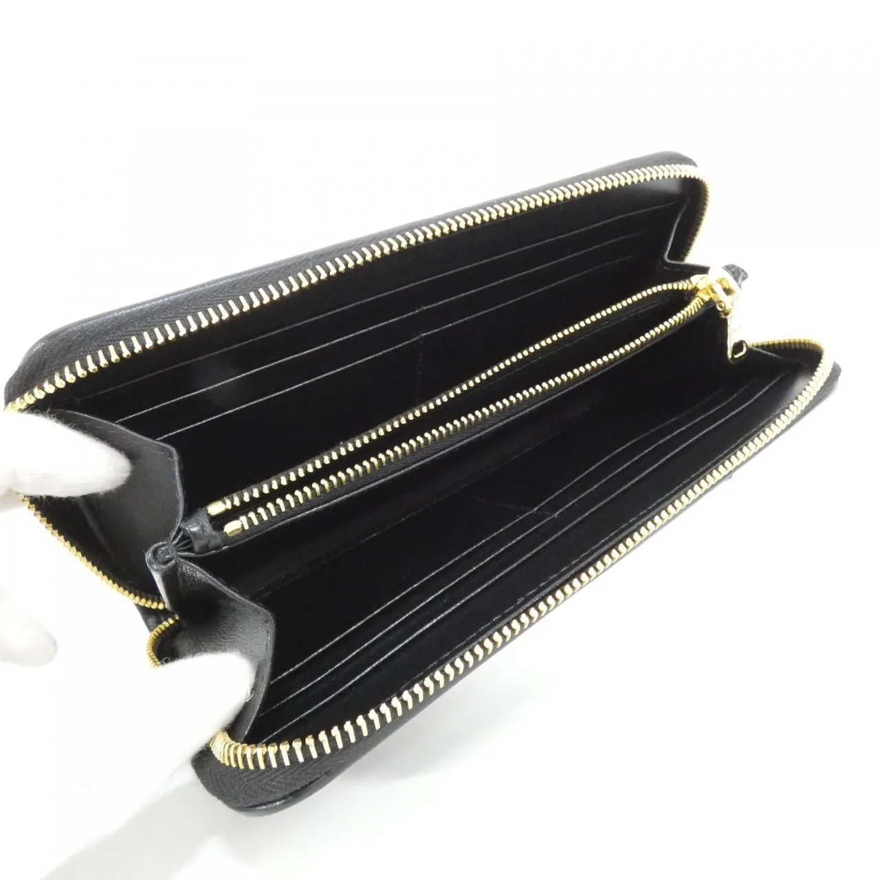 MIU MIU 5ML506 Wallet Black New - Thumbnail 6