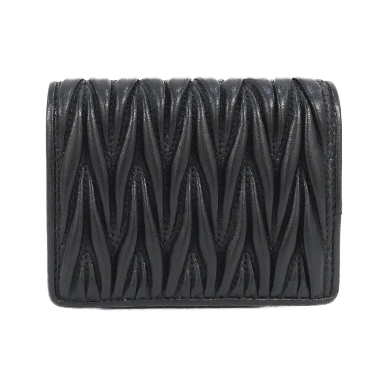 MIU MIU 5MV204 Wallet Black New - Thumbnail 2