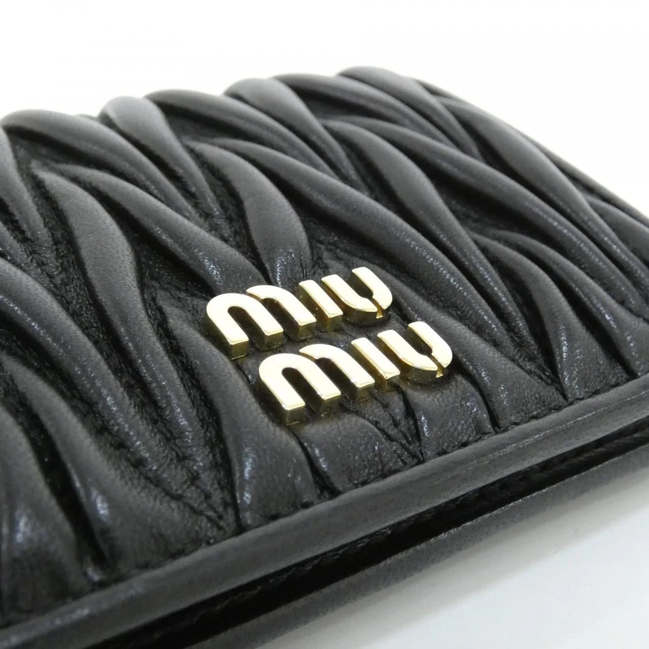 MIU MIU 5MV204 Wallet Black New - Thumbnail 3