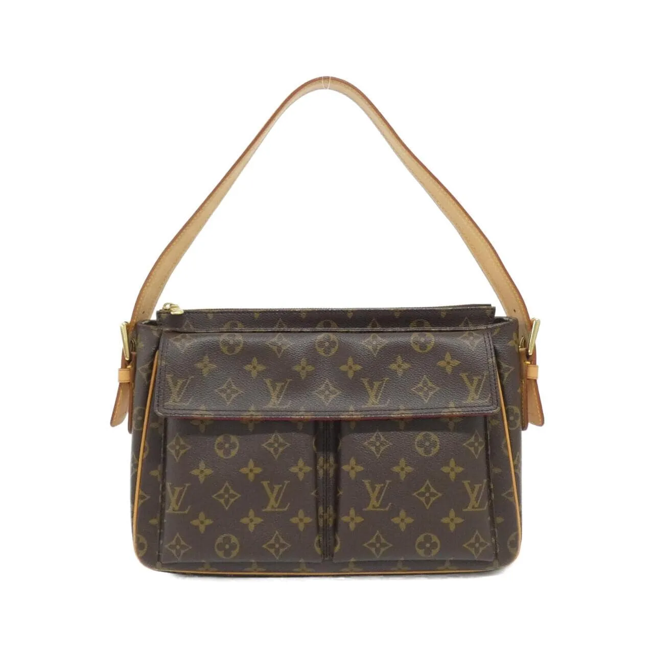 LOUIS VUITTON Viva Cité M51163 Shoulder Monogram Black