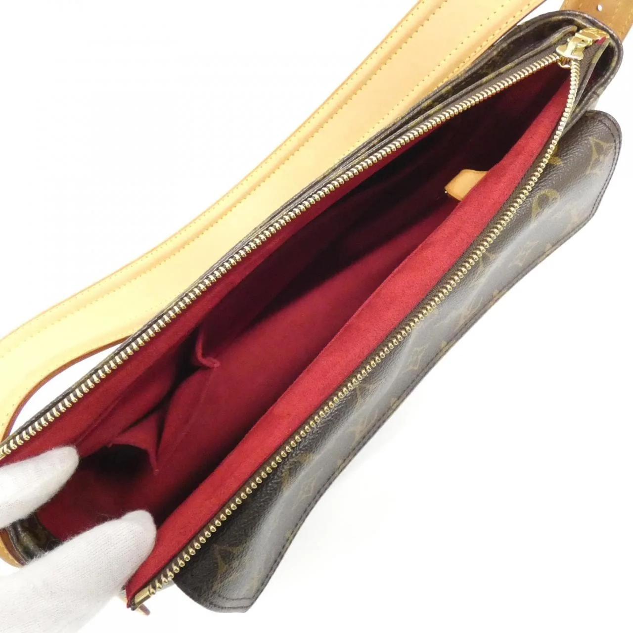 LOUIS VUITTON Viva Cité M51163 Shoulder Monogram 黑色 Monogram 中古品A - 縮圖 7