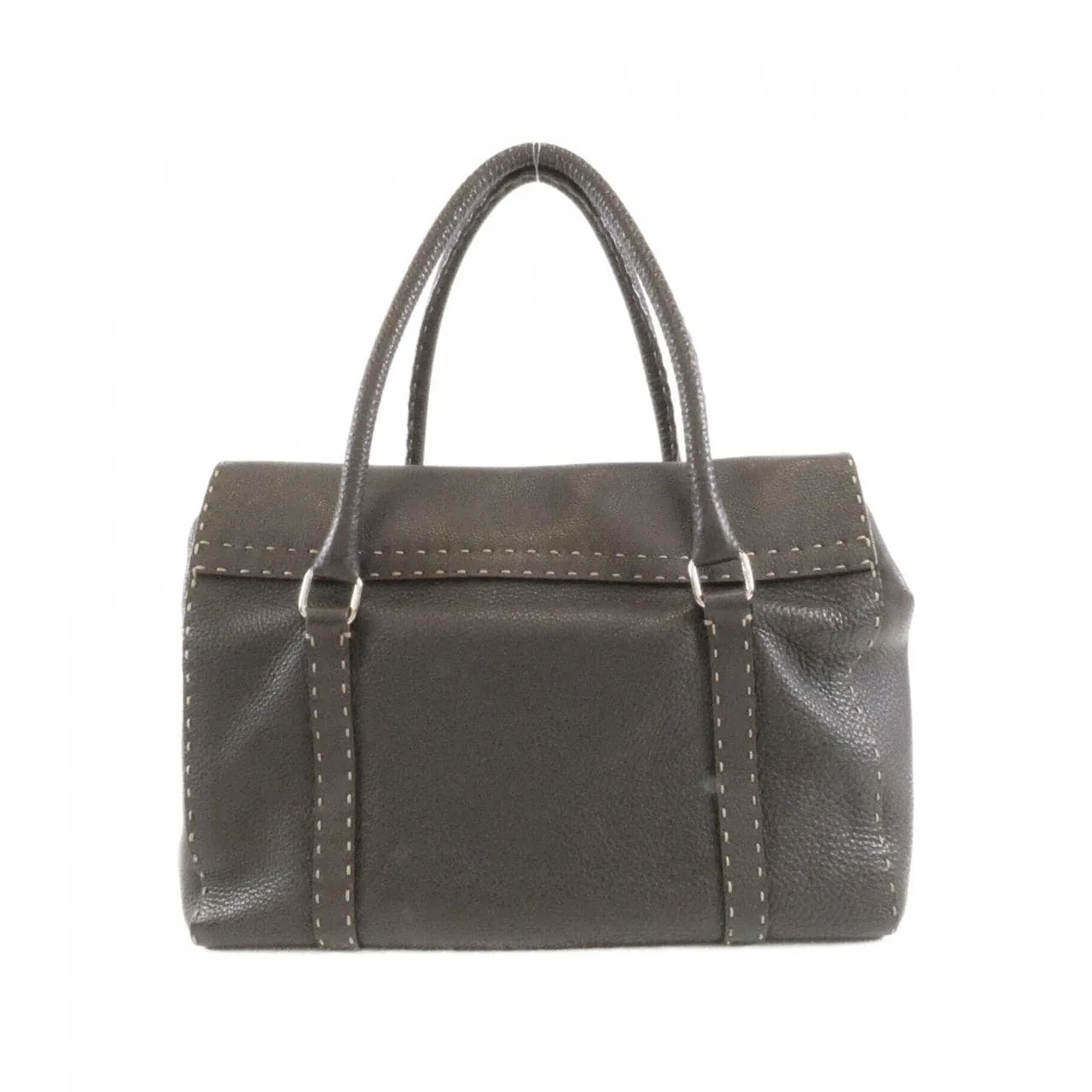 FENDI Baguette 8BR458 NDU Shoulder Leather Brown Leather Rank A - Thumbnail 2