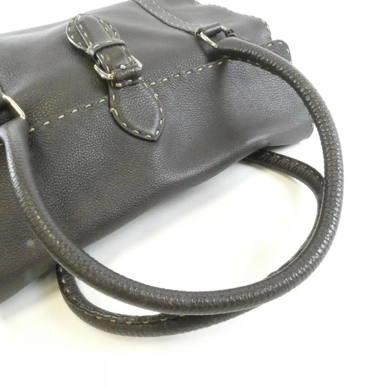 FENDI Baguette 8BR458 NDU Shoulder Leather Brown Leather Rank A - Thumbnail 7