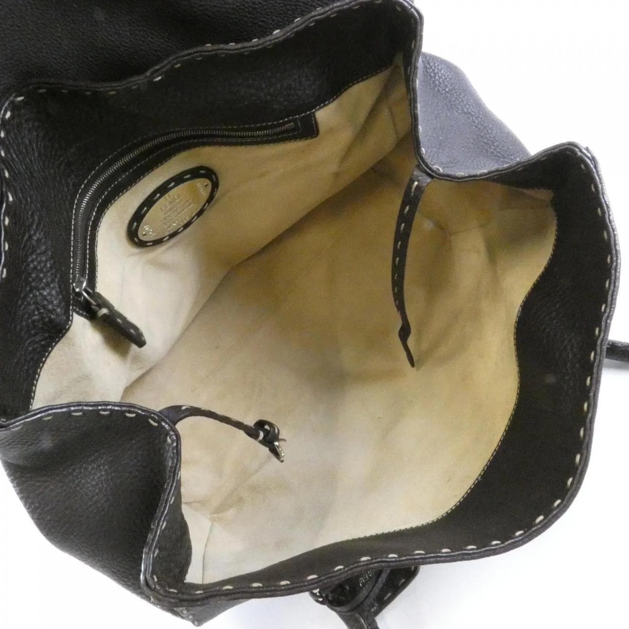 FENDI Baguette 8BR458 NDU Shoulder Leather Brown Leather Rank A - Thumbnail 9