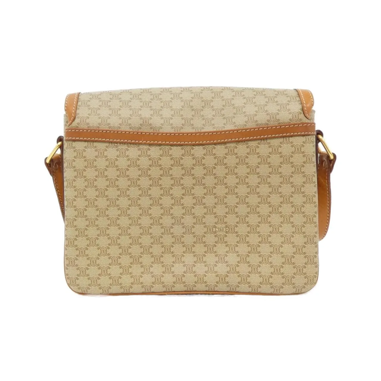 CELINE Shoulder Canvas Beige Canvas Rank A - Thumbnail 2