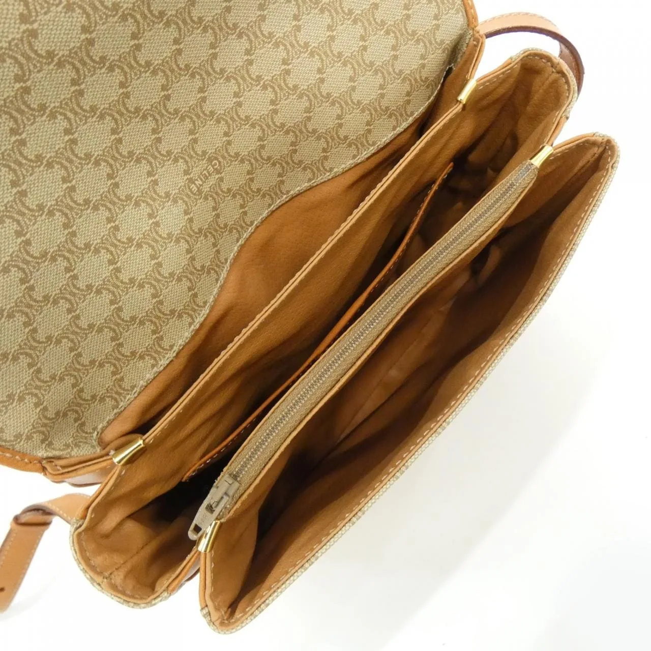 CELINE Shoulder Canvas Beige Canvas Rank A - Thumbnail 10