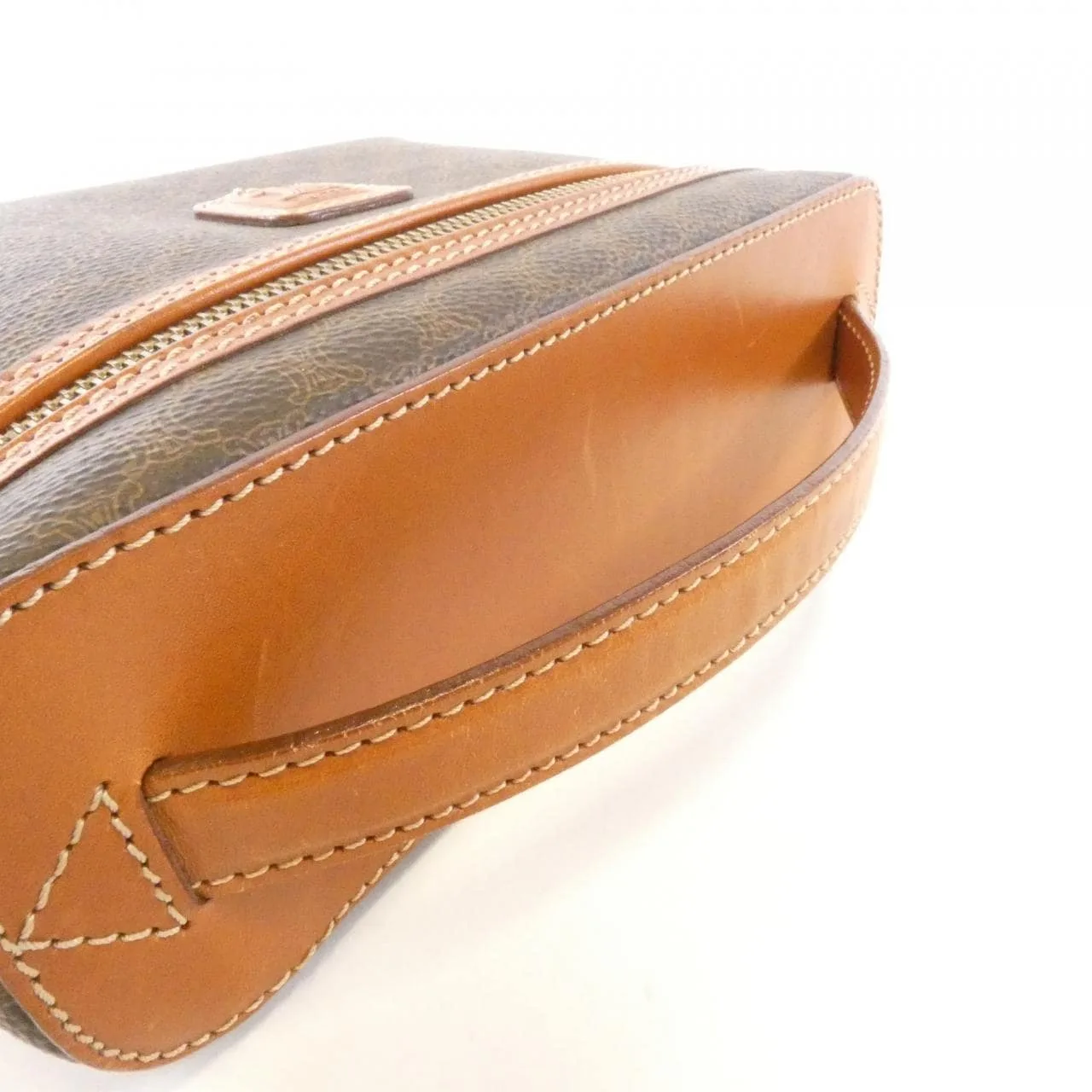 CELINE Handbag Canvas Brown Canvas Rank B - Thumbnail 5