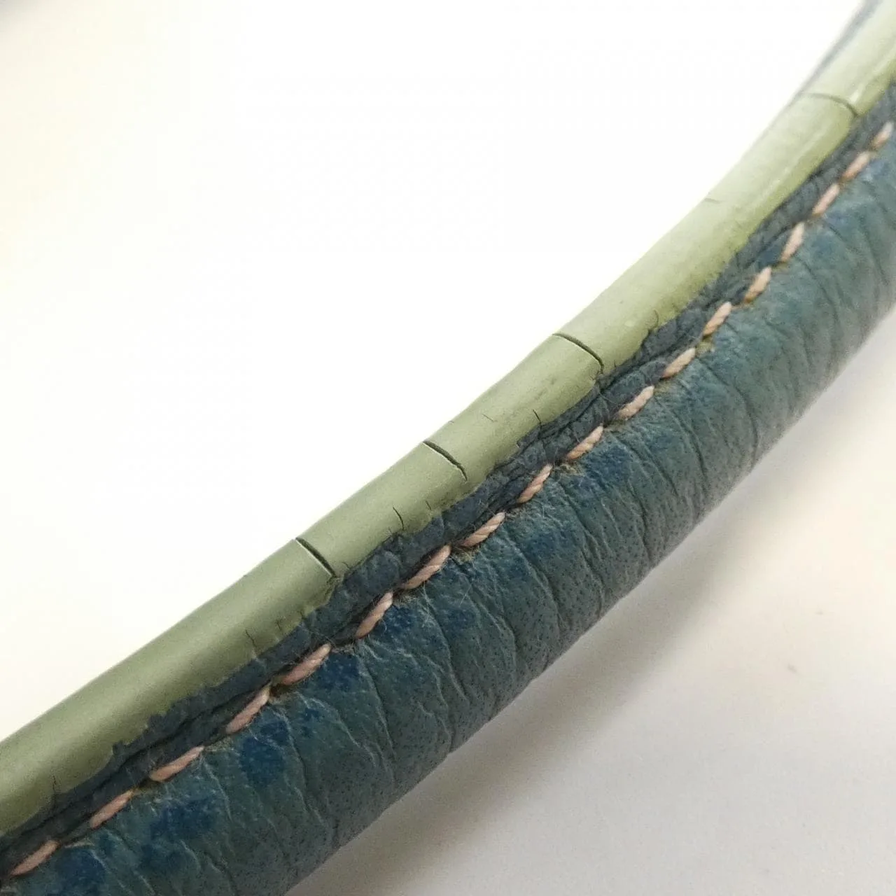 LOEWE Handbag Leather 綠色 皮革 中古品B - 縮圖 8