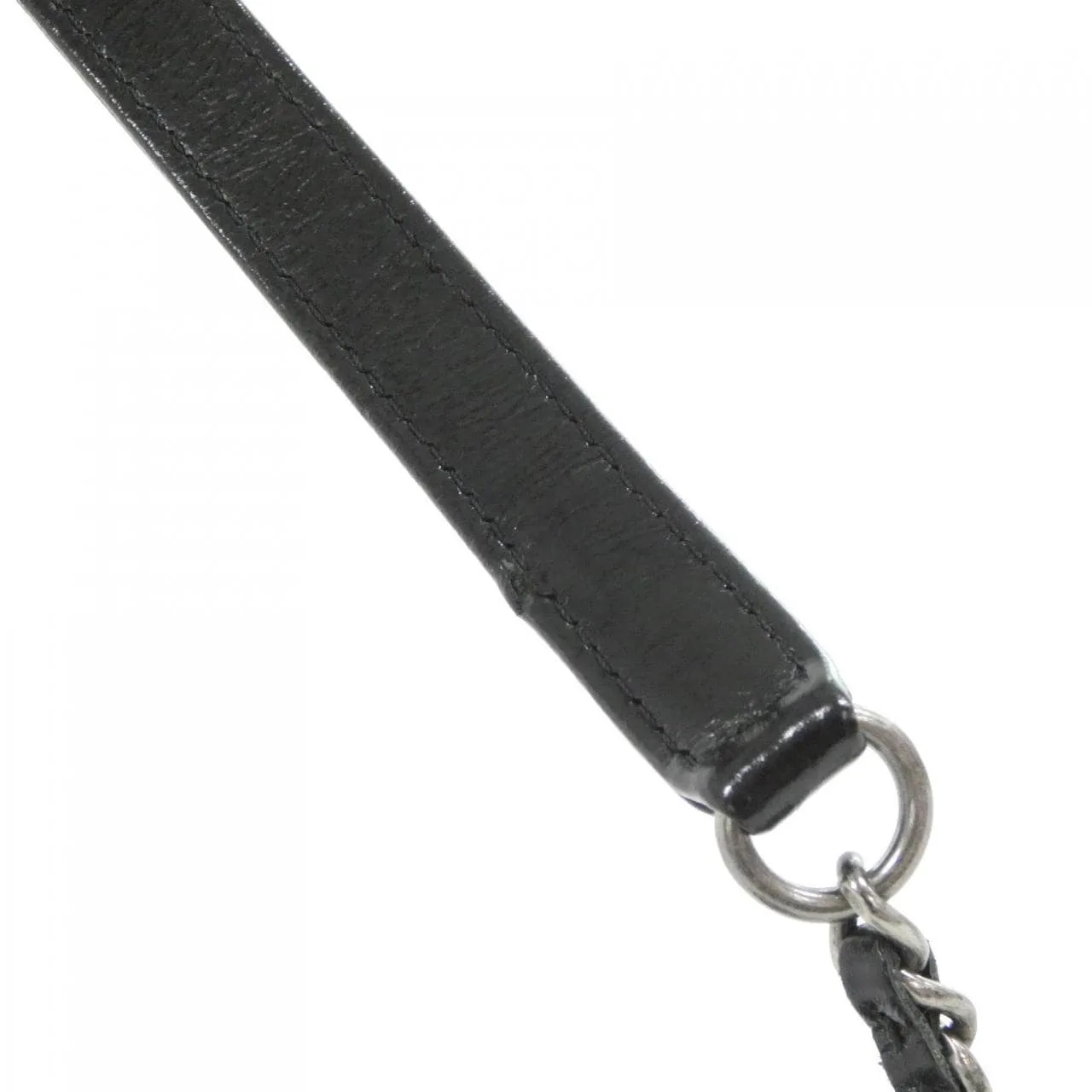 CHANEL Gabrielle 94505 Shoulder Leather 黑色 皮革 中古品A - 縮圖 7