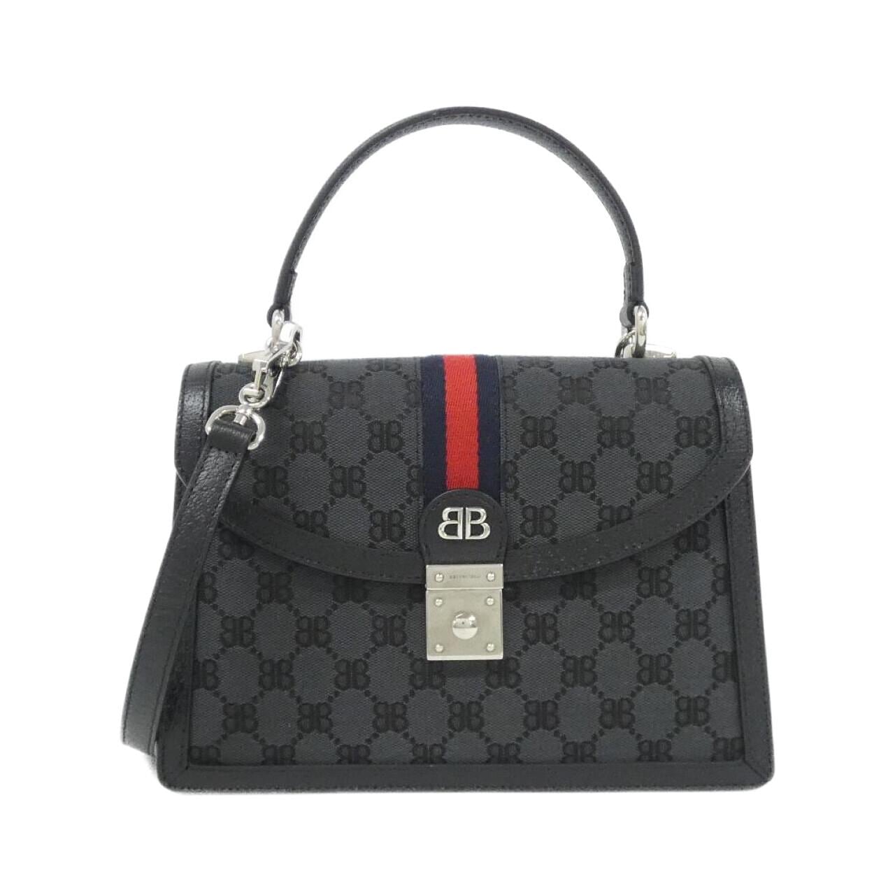 BALENCIAGA 680119 2103X Handbag Canvas