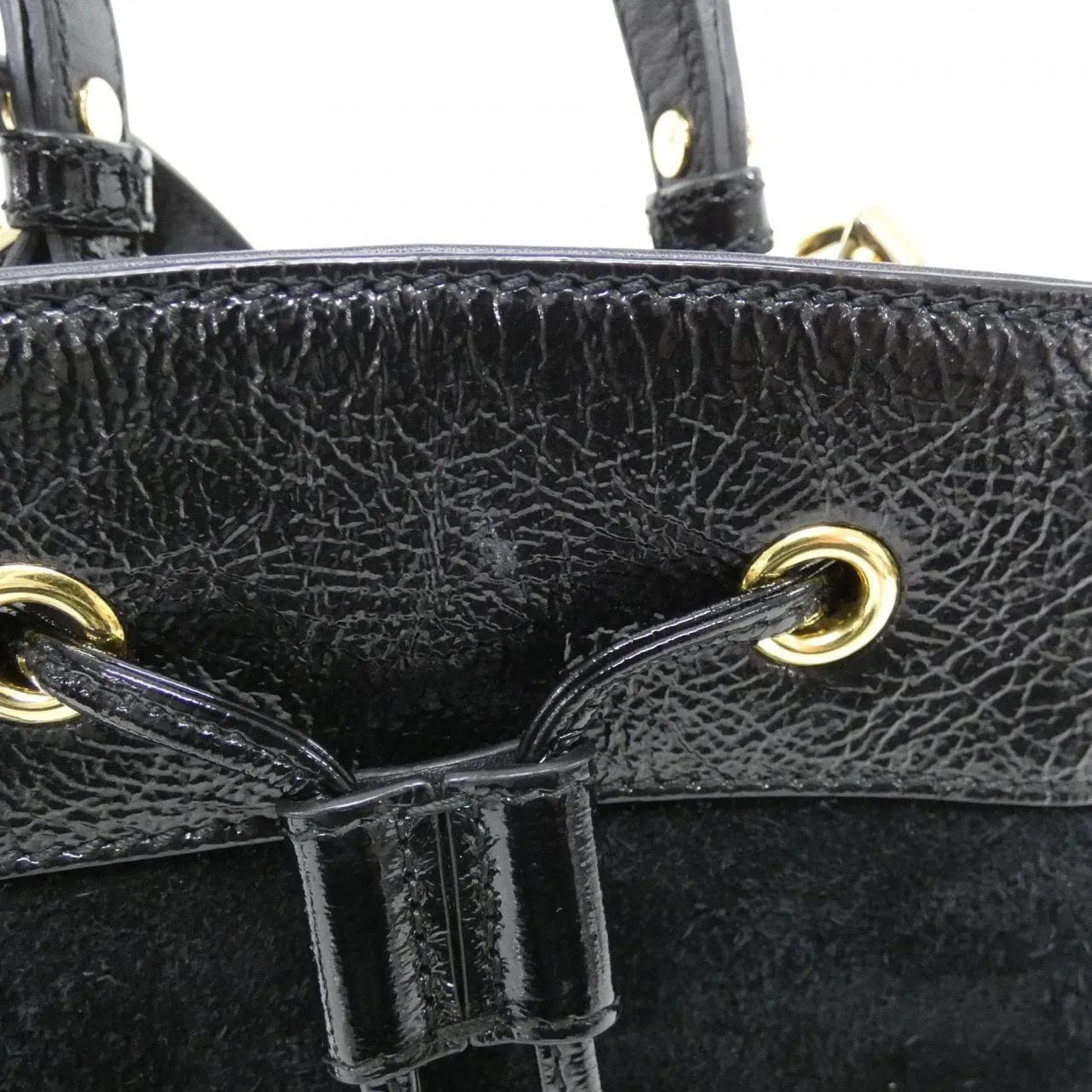 GUCCI Ophidia 550621 D6ZYB Handbag Patent Leather Black Patent Leather Rank A - Thumbnail 5