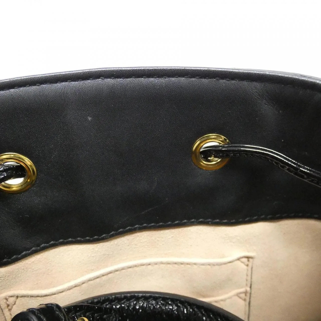 GUCCI Ophidia 550621 D6ZYB Handbag Patent Leather Black Patent Leather Rank A - Thumbnail 8