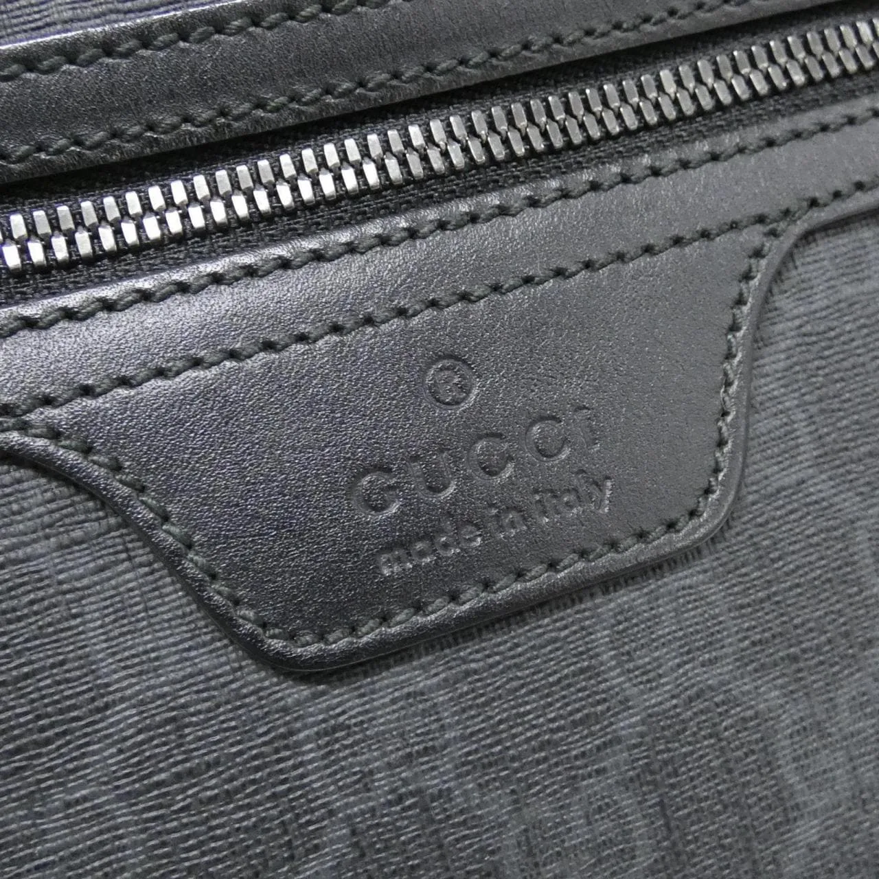 GUCCI 322279 KHN7R Shoulder Canvas Black Canvas Rank A - Thumbnail 4