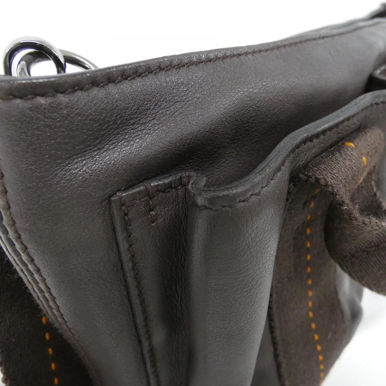 HERMES 550000M Handbag 黑色 中古品A - 縮圖 4