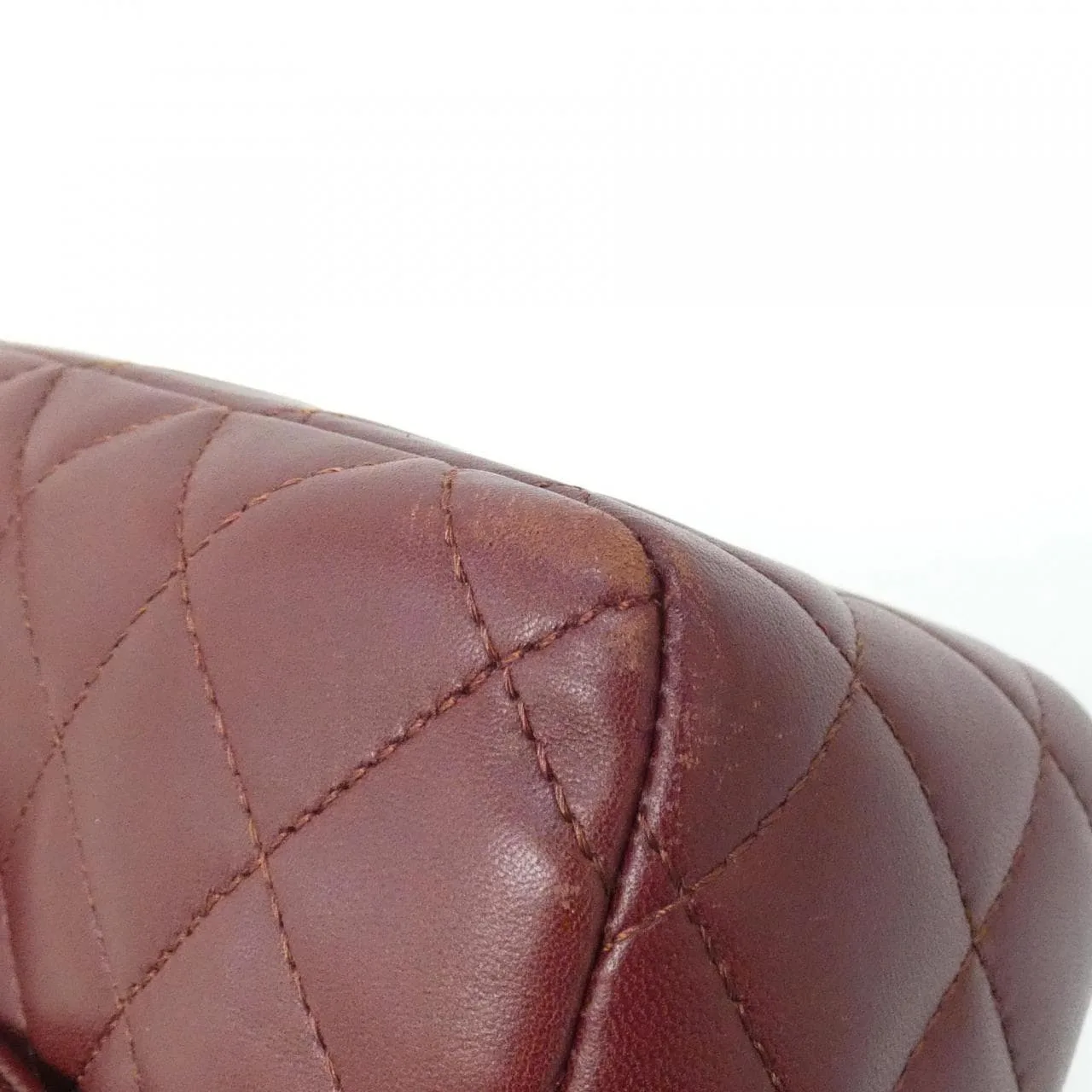 CHANEL 90919 Shoulder Lambskin 酒紅色 羊皮 - 縮圖 3