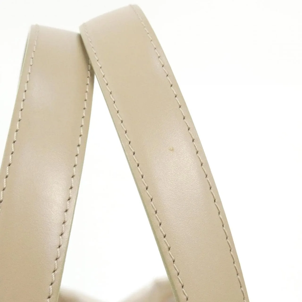 CHANEL Deauville 15991 Handbag Nylon Beige Nylon Rank B - Thumbnail 5