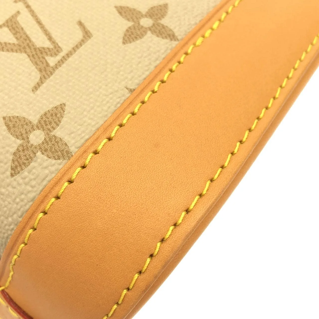 LOUIS VUITTON Alma M23502 Handbag Canvas 米色 帆布 中古品A - 縮圖 4