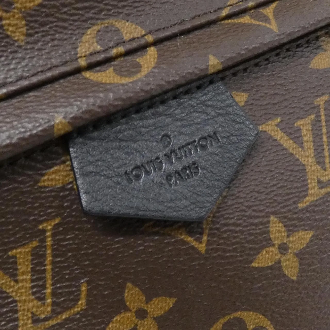 LOUIS VUITTON Palm Springs M41561 Backpack Monogram 黑色 Monogram 中古品A - 縮圖 4