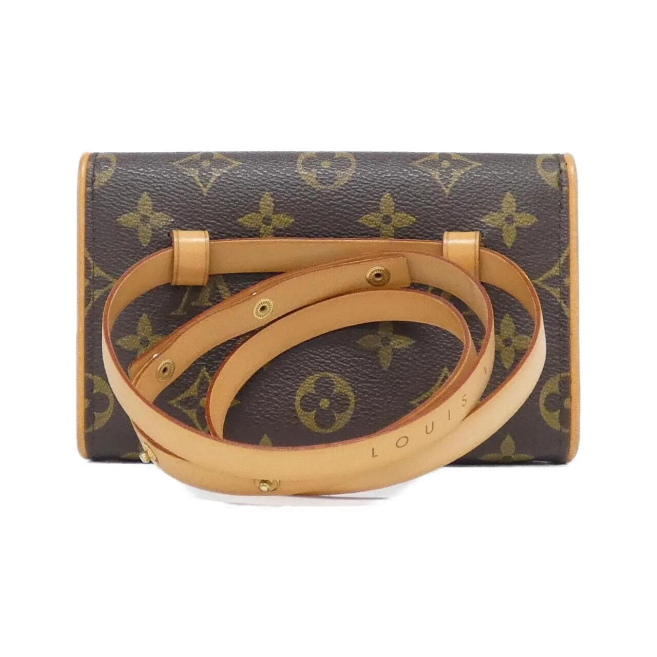 LOUIS VUITTON Pochette M51855+M67304 Belt Monogram 黑色 Monogram 中古品B - 縮圖 2