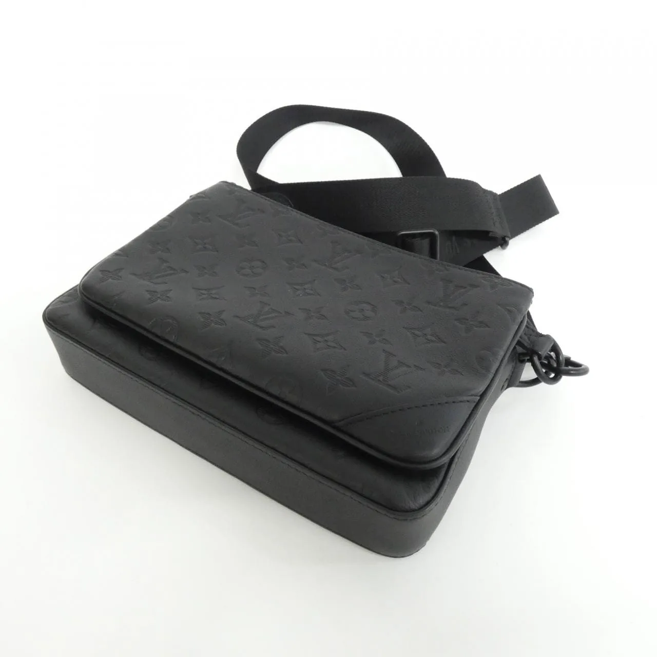 LOUIS VUITTON M46602 Shoulder Monogram 黑色 Monogram 中古品A - 縮圖 3