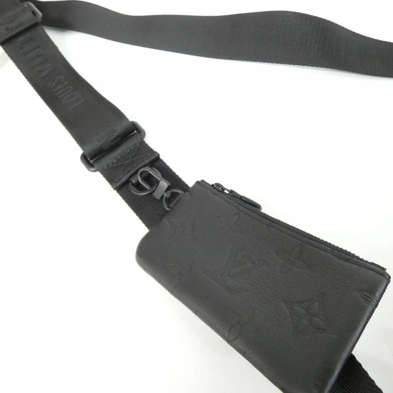 LOUIS VUITTON M46602 Shoulder Monogram 黑色 Monogram 中古品A - 縮圖 5