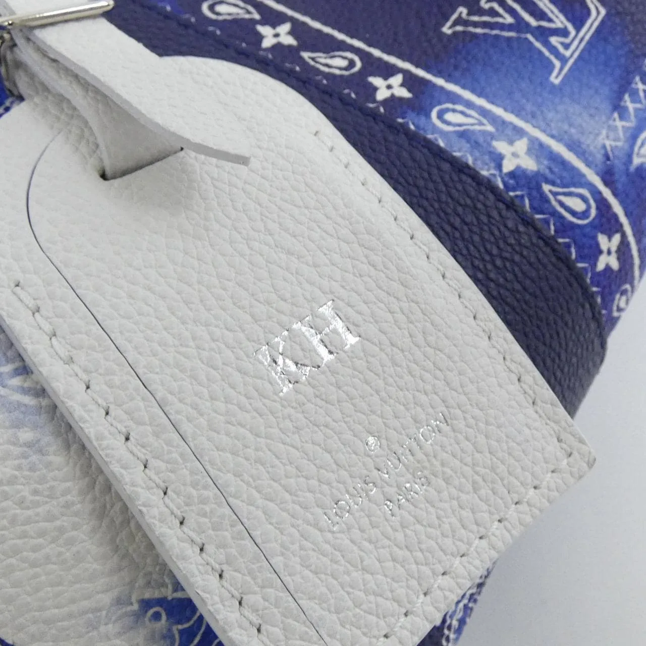 LOUIS VUITTON Keepall M20555 Shoulder Monogram 藍色 Monogram 中古品A - 縮圖 4