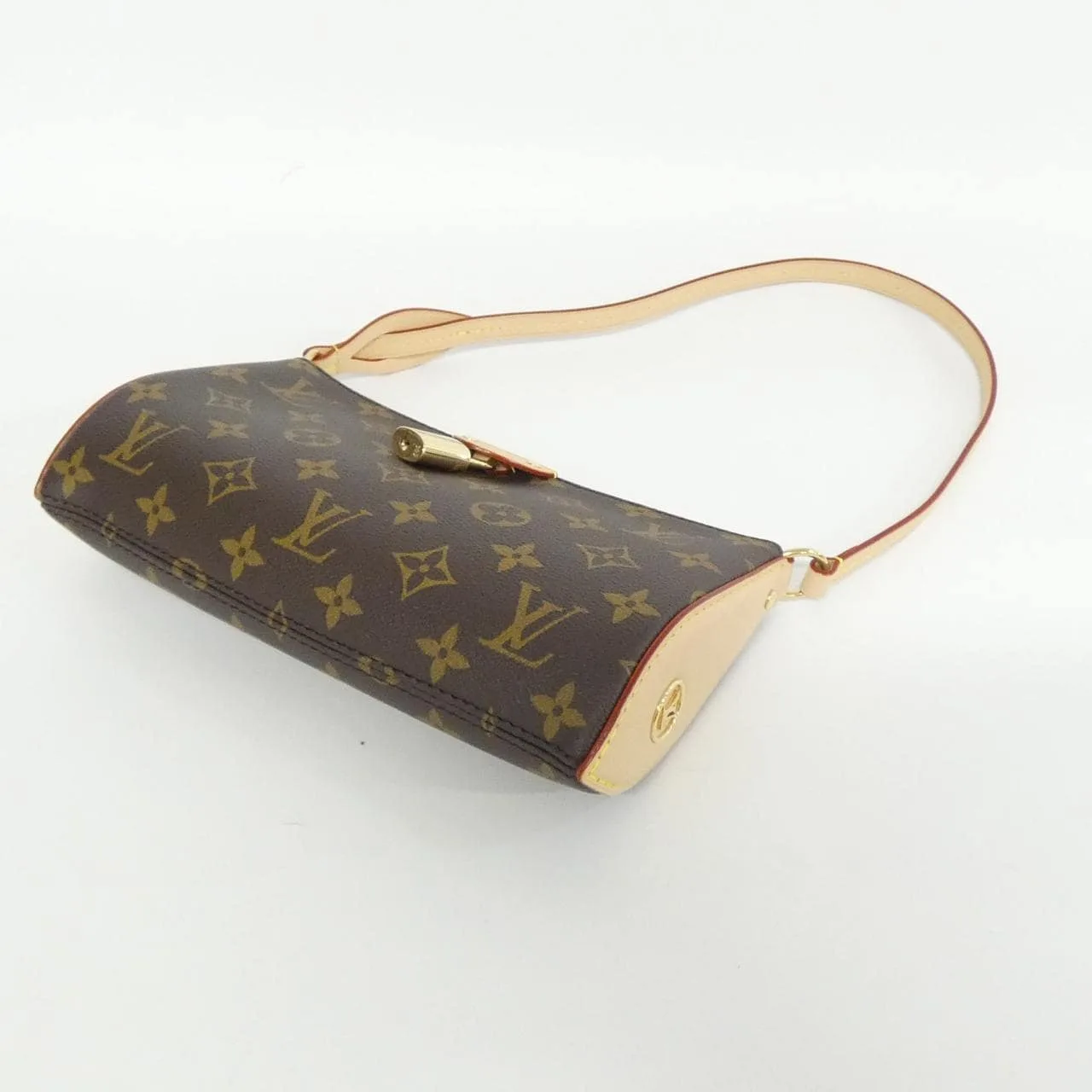 LOUIS VUITTON Pochette M47123 Pochette Monogram Black Monogram Rank A - Thumbnail 3