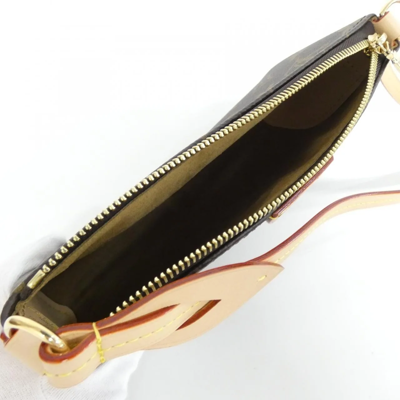 LOUIS VUITTON Pochette M47123 Pochette Monogram Black Monogram Rank A - Thumbnail 6