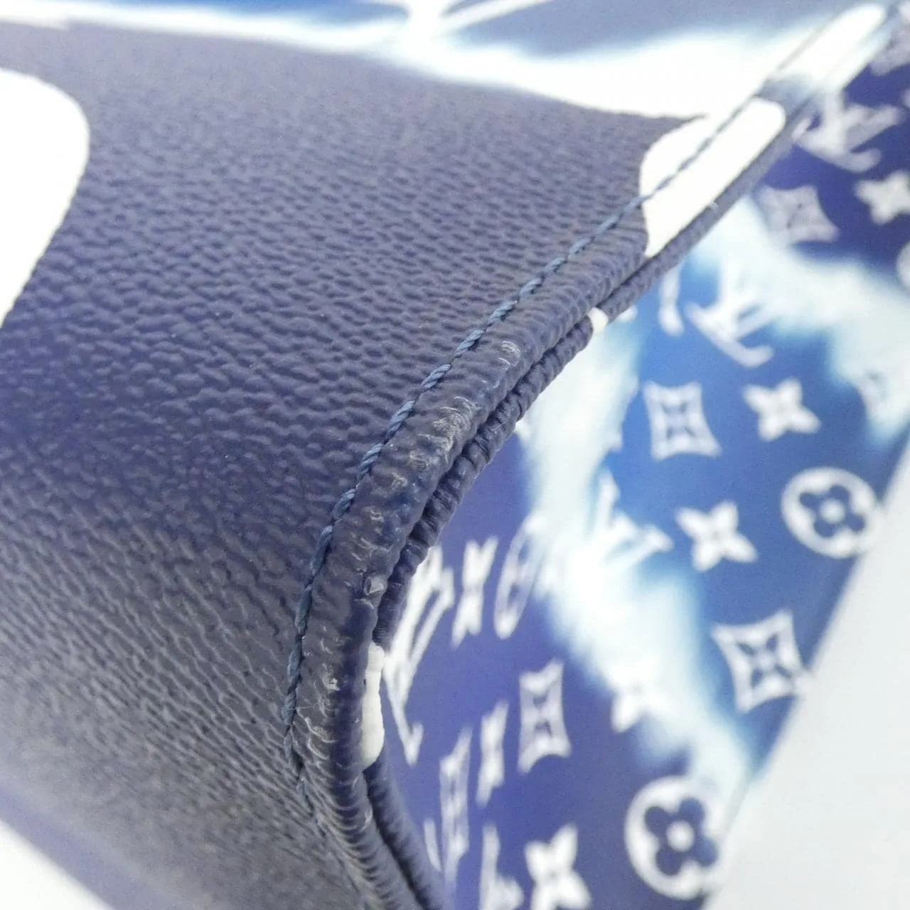 LOUIS VUITTON OnTheGo M45120 Handbag Canvas Blue Canvas Rank A - Thumbnail 2