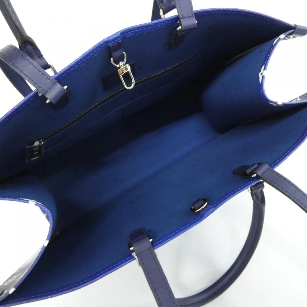 LOUIS VUITTON OnTheGo M45120 Handbag Canvas Blue Canvas Rank A - Thumbnail 5