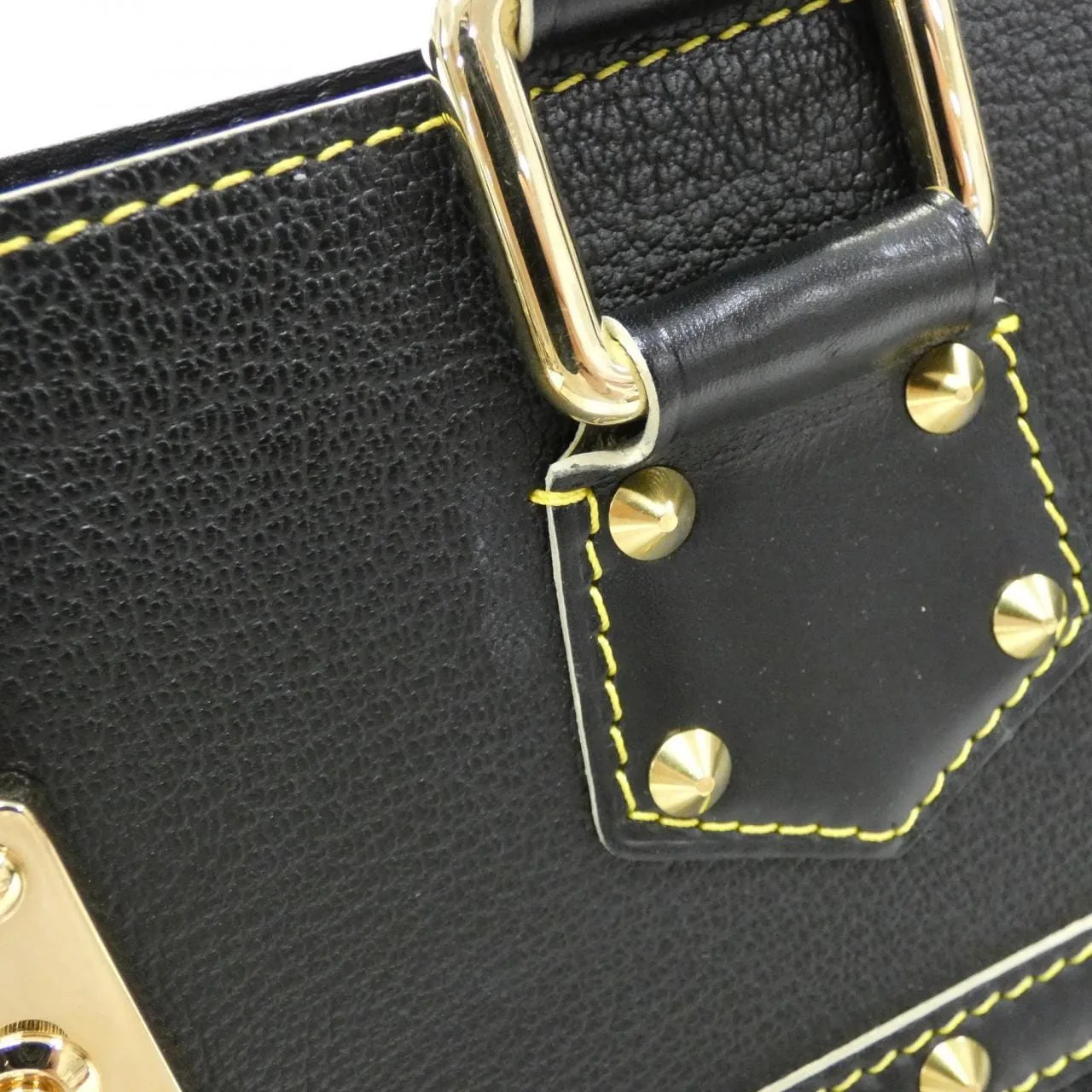 LOUIS VUITTON M91812 Shoulder Leather 黑色 皮革 中古品A - 縮圖 5