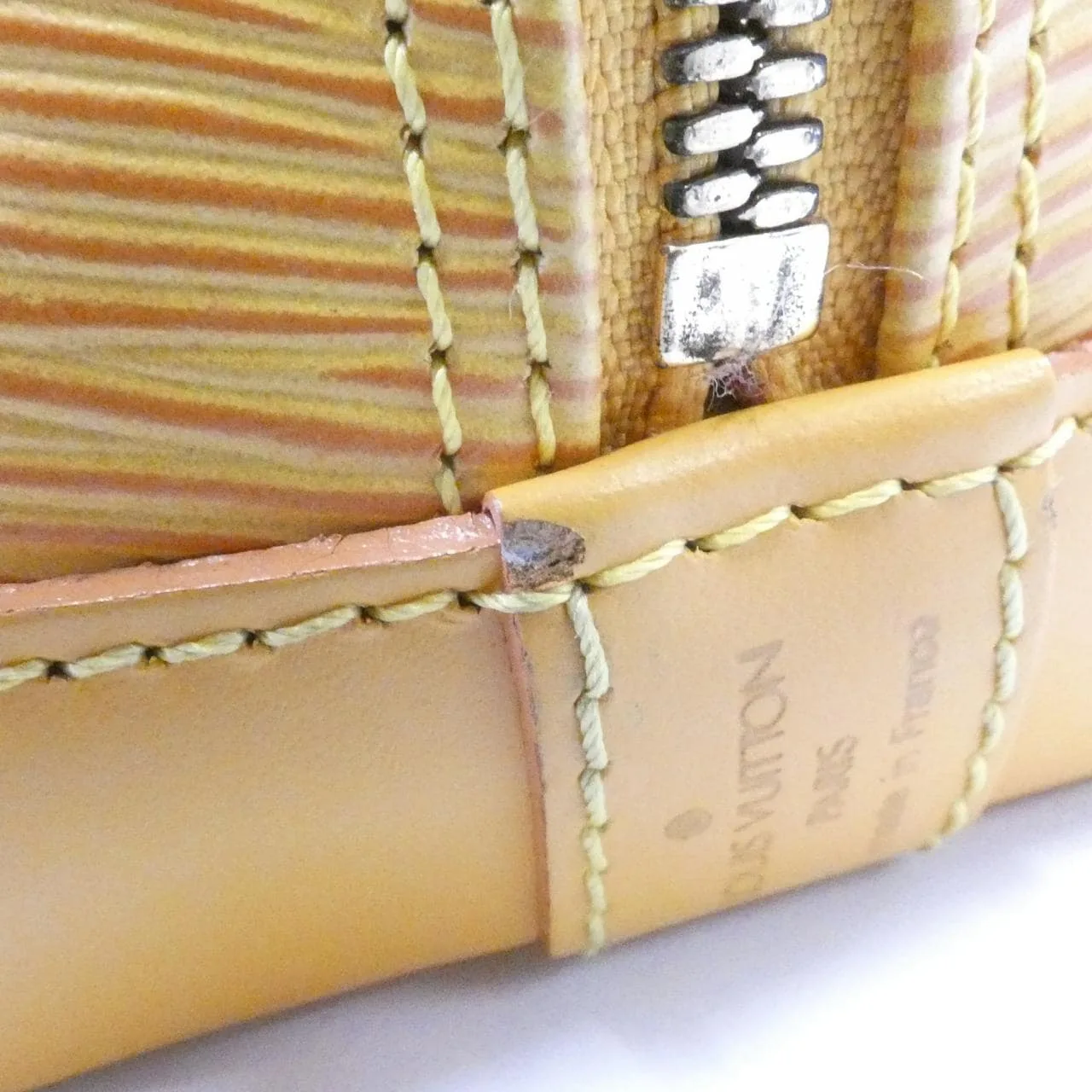 LOUIS VUITTON Alma M52149 Handbag Epi 黃色 Epi 中古品A - 縮圖 6