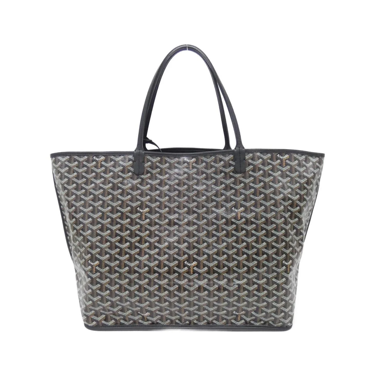 GOYARD Anjou Handbag Canvas Black
