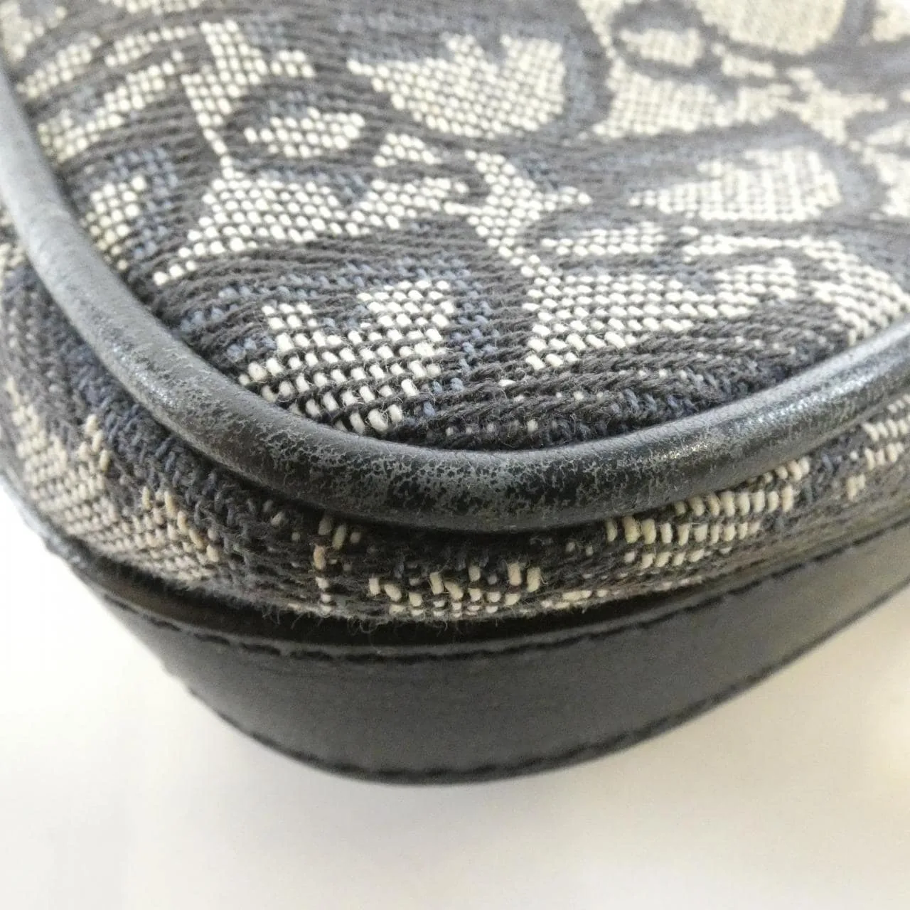 DIOR Shoulder Canvas 藍色 帆布 中古品B - 縮圖 2