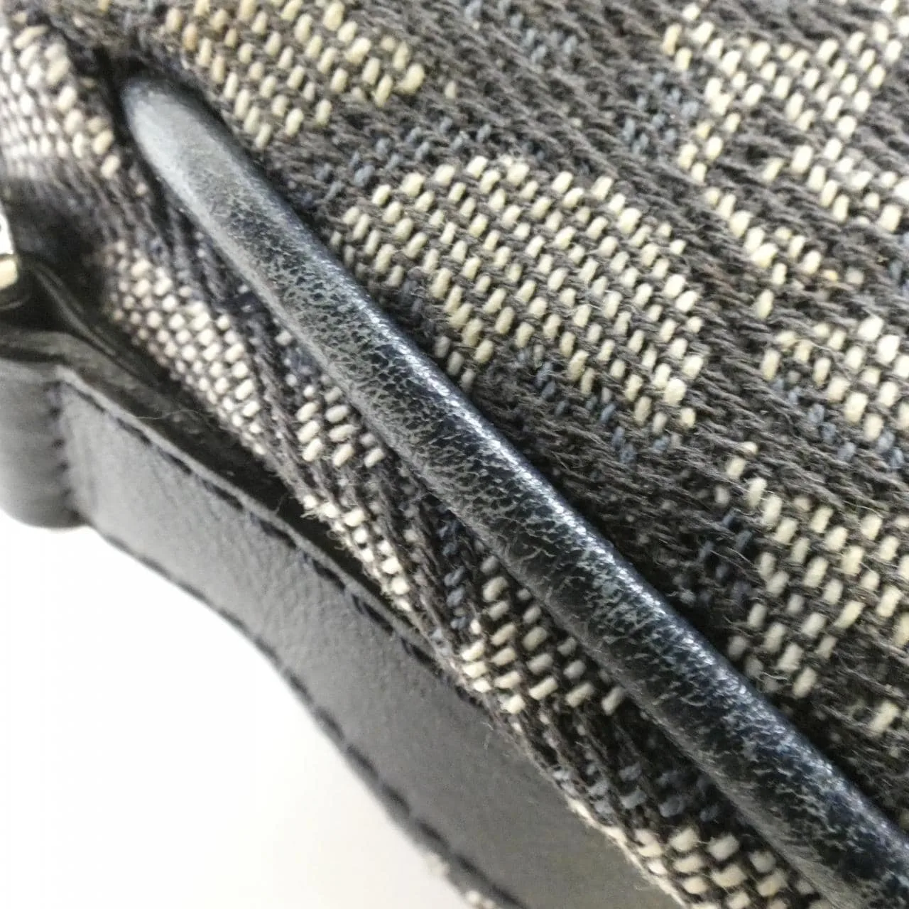 DIOR Shoulder Canvas 藍色 帆布 中古品B - 縮圖 3