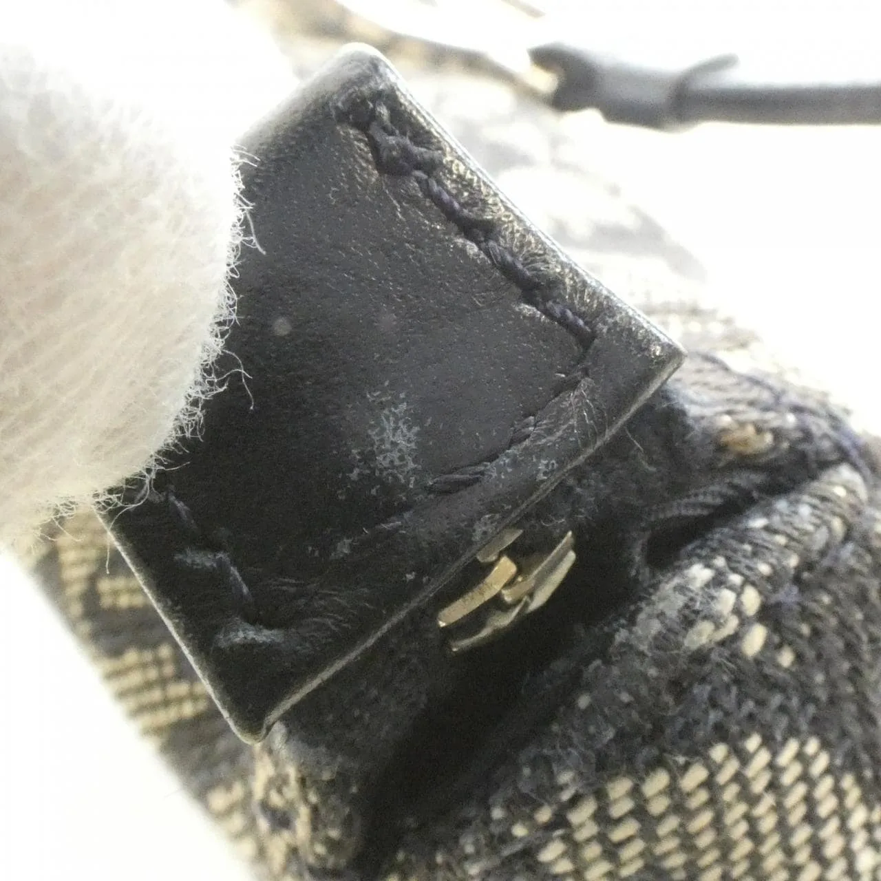 DIOR Shoulder Canvas 藍色 帆布 中古品B - 縮圖 4