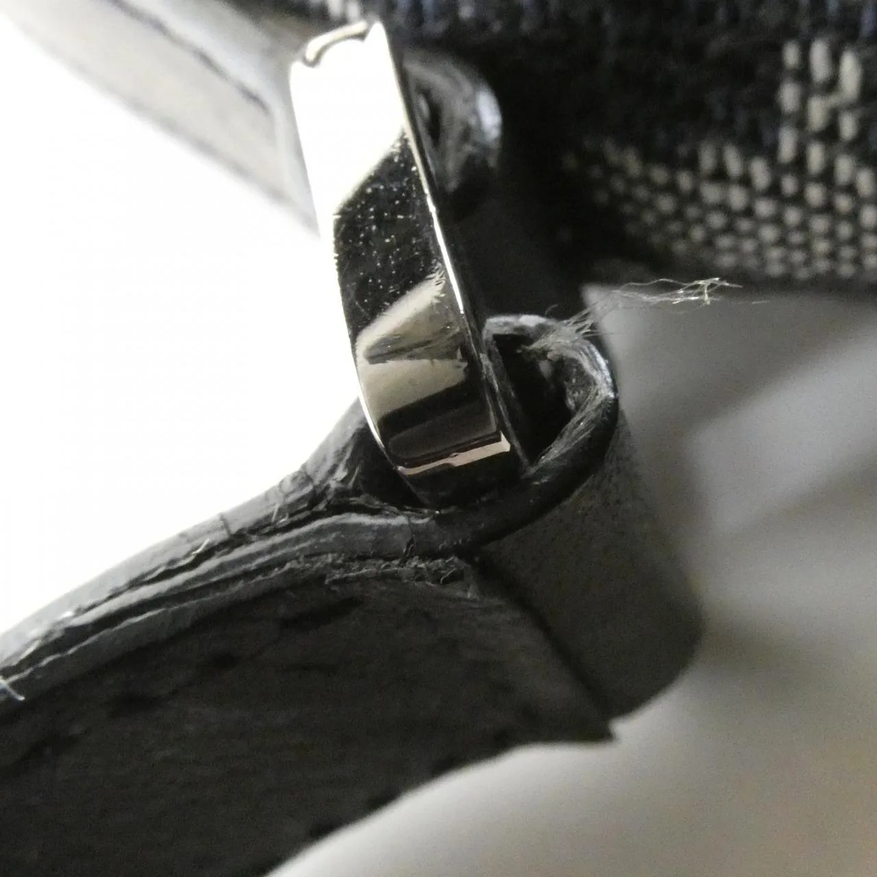 DIOR Shoulder Canvas 藍色 帆布 中古品B - 縮圖 5