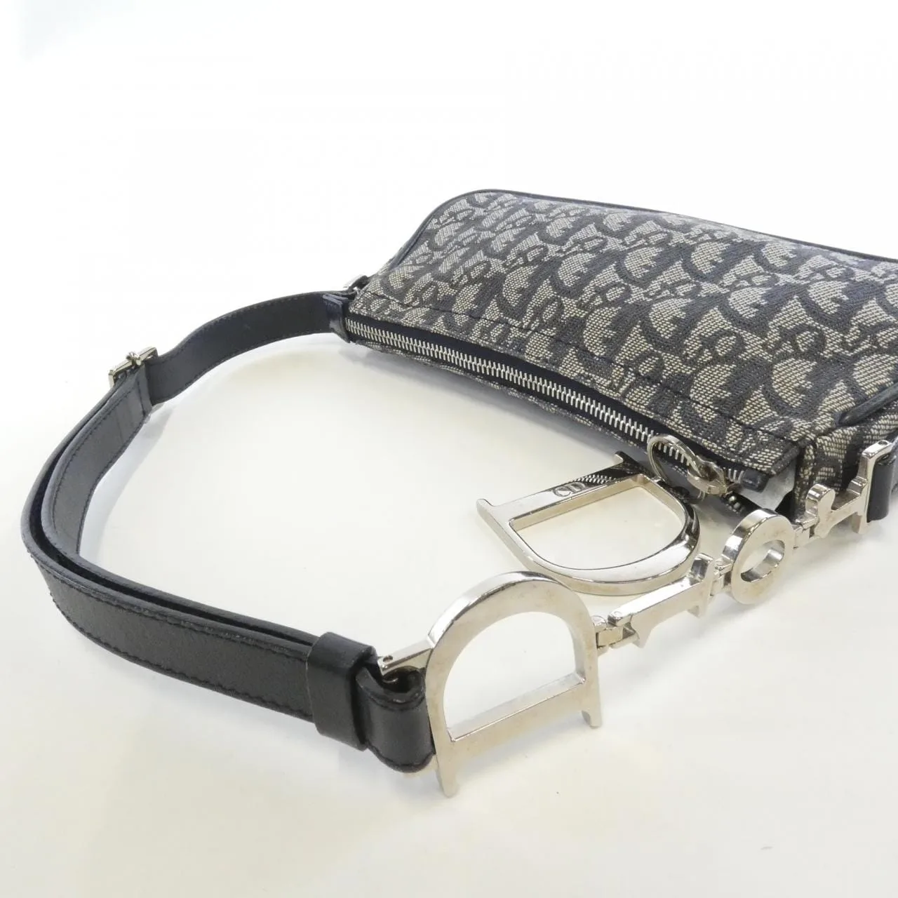 DIOR Shoulder Canvas 藍色 帆布 中古品B - 縮圖 6