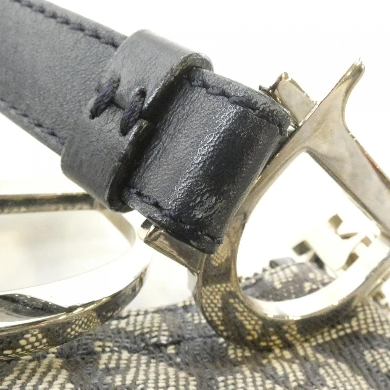 DIOR Shoulder Canvas 藍色 帆布 中古品B - 縮圖 8