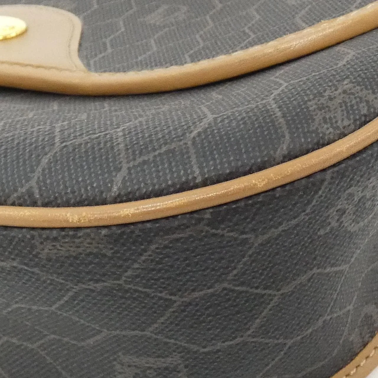 DIOR Shoulder Canvas 棕色 帆布 中古品A - 縮圖 3