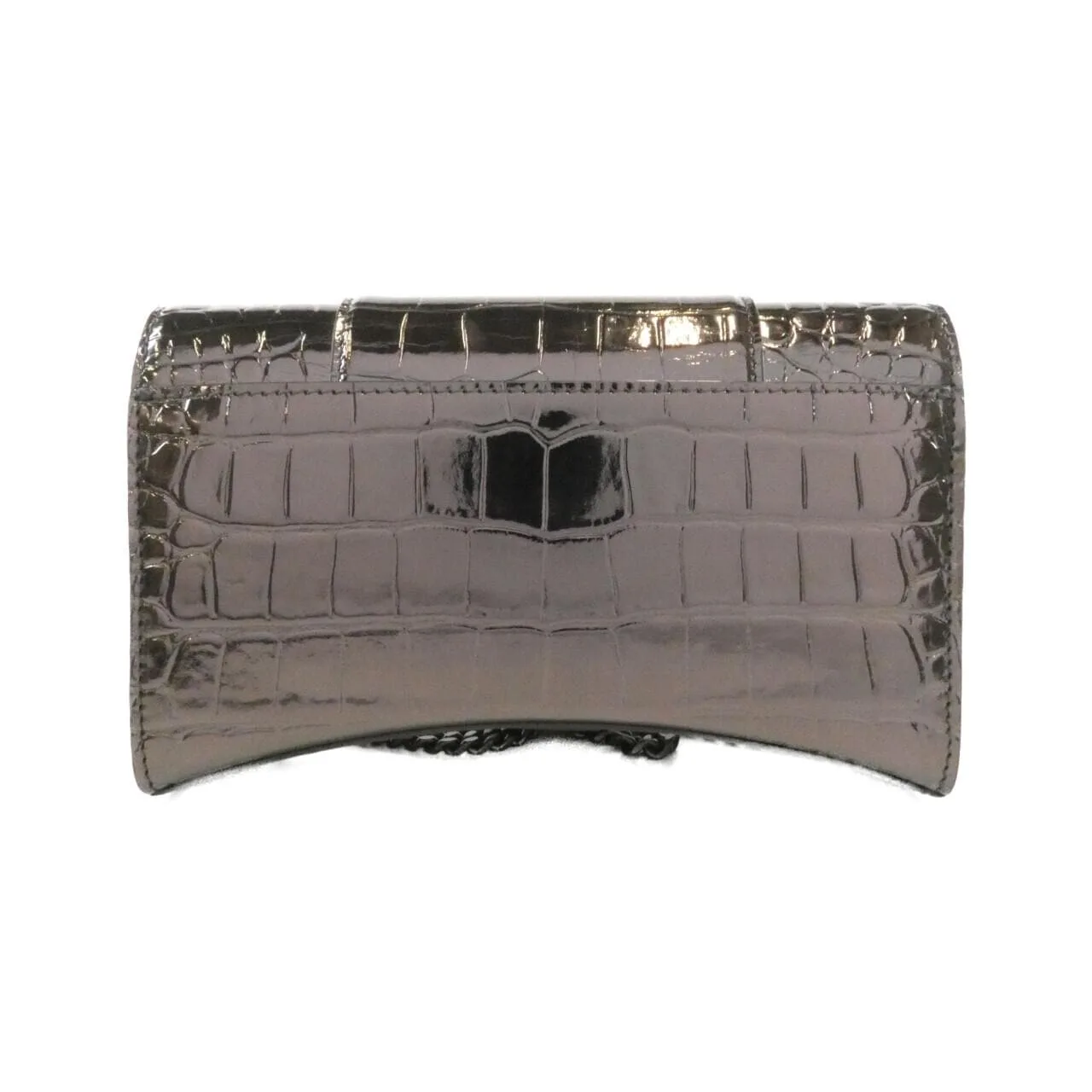 BALENCIAGA Hourglass 656050 1S495 Wallet Black Rank A - Thumbnail 2