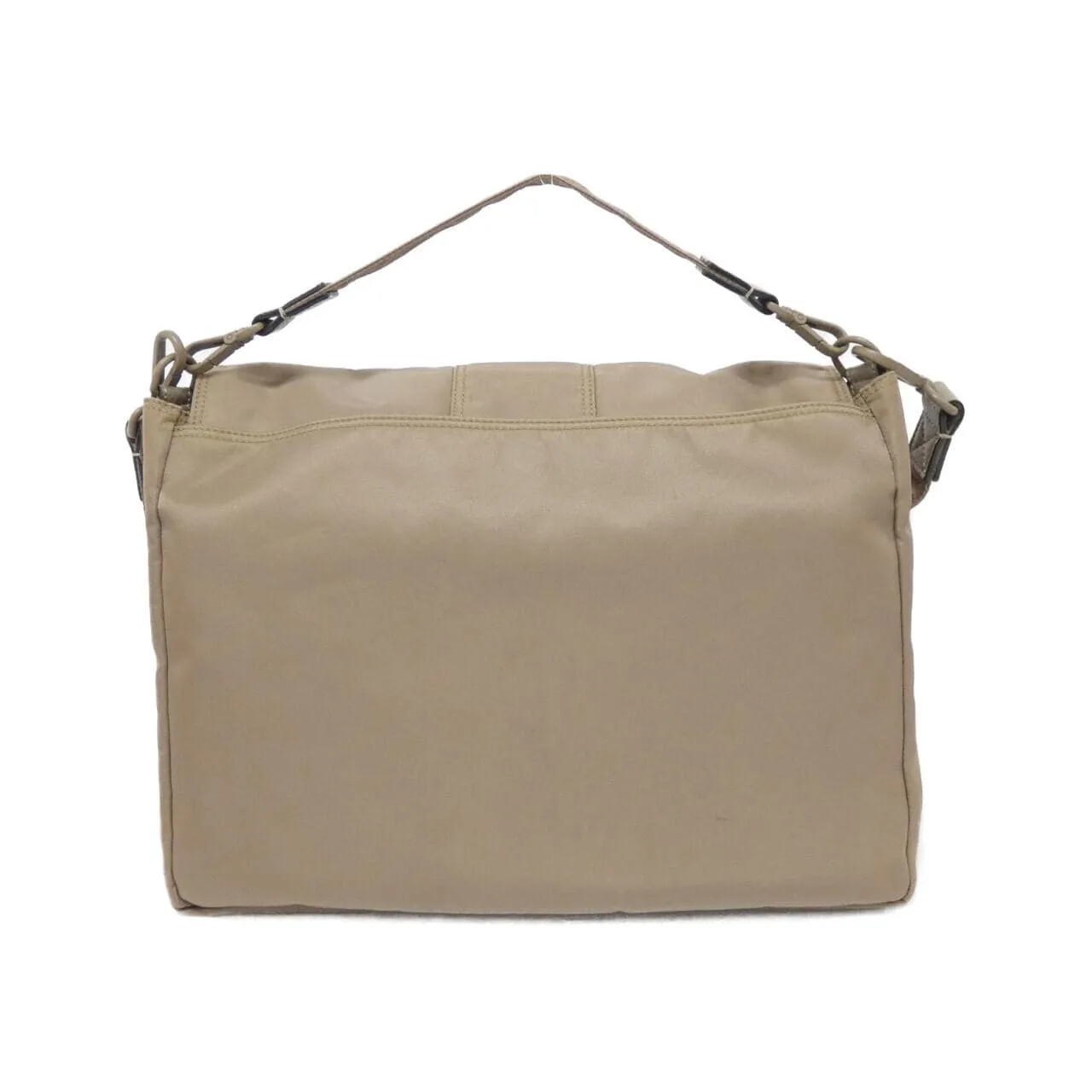 FENDI Baguette 7VA536 AG0P Shoulder Nylon Beige Nylon Rank A - Thumbnail 2