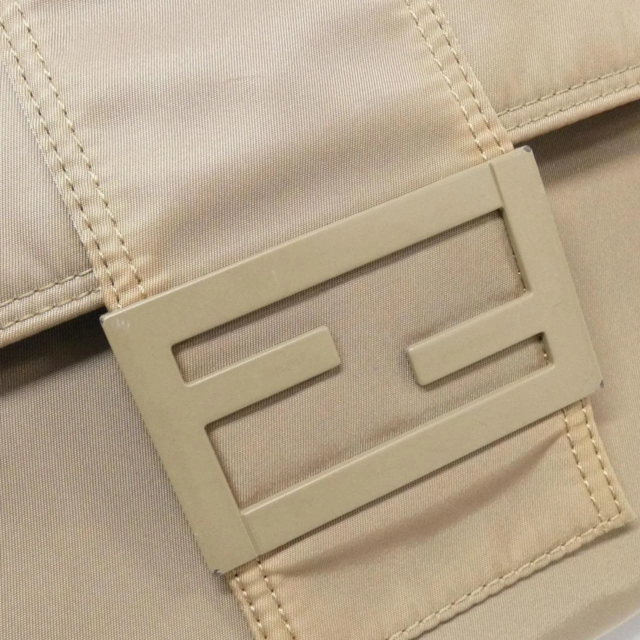 FENDI Baguette 7VA536 AG0P Shoulder Nylon Beige Nylon Rank A - Thumbnail 6